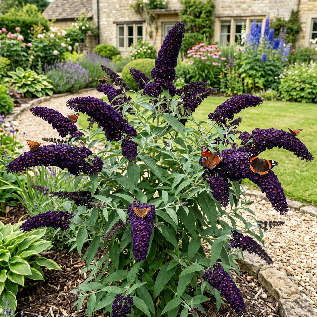 Budleja Dawida 'Black Knight'
