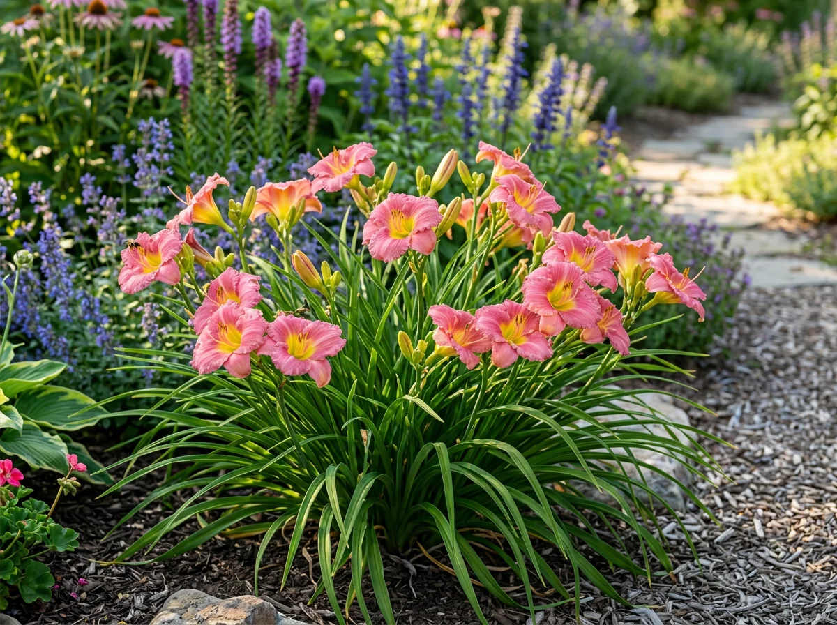Liliowiec 'Rosy Returns'