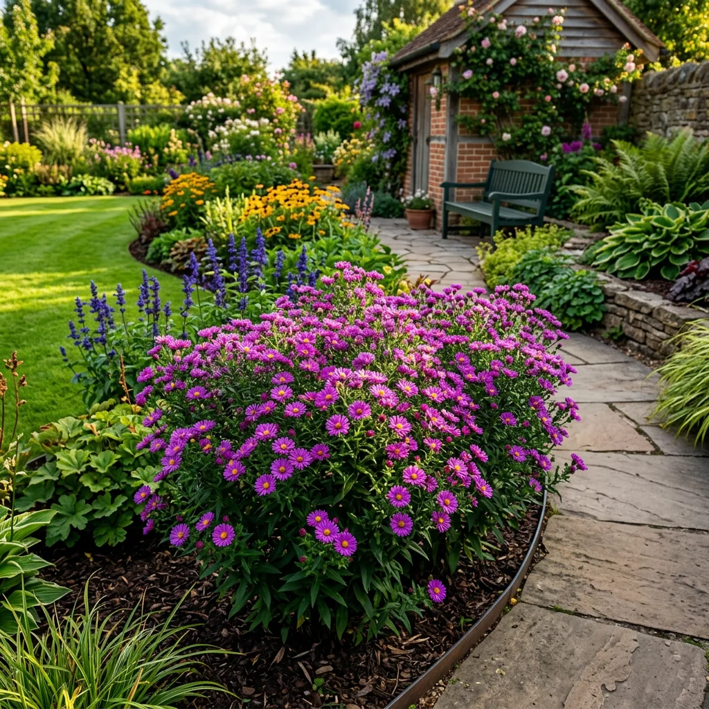 Aster krzaczasty 'Jenny'