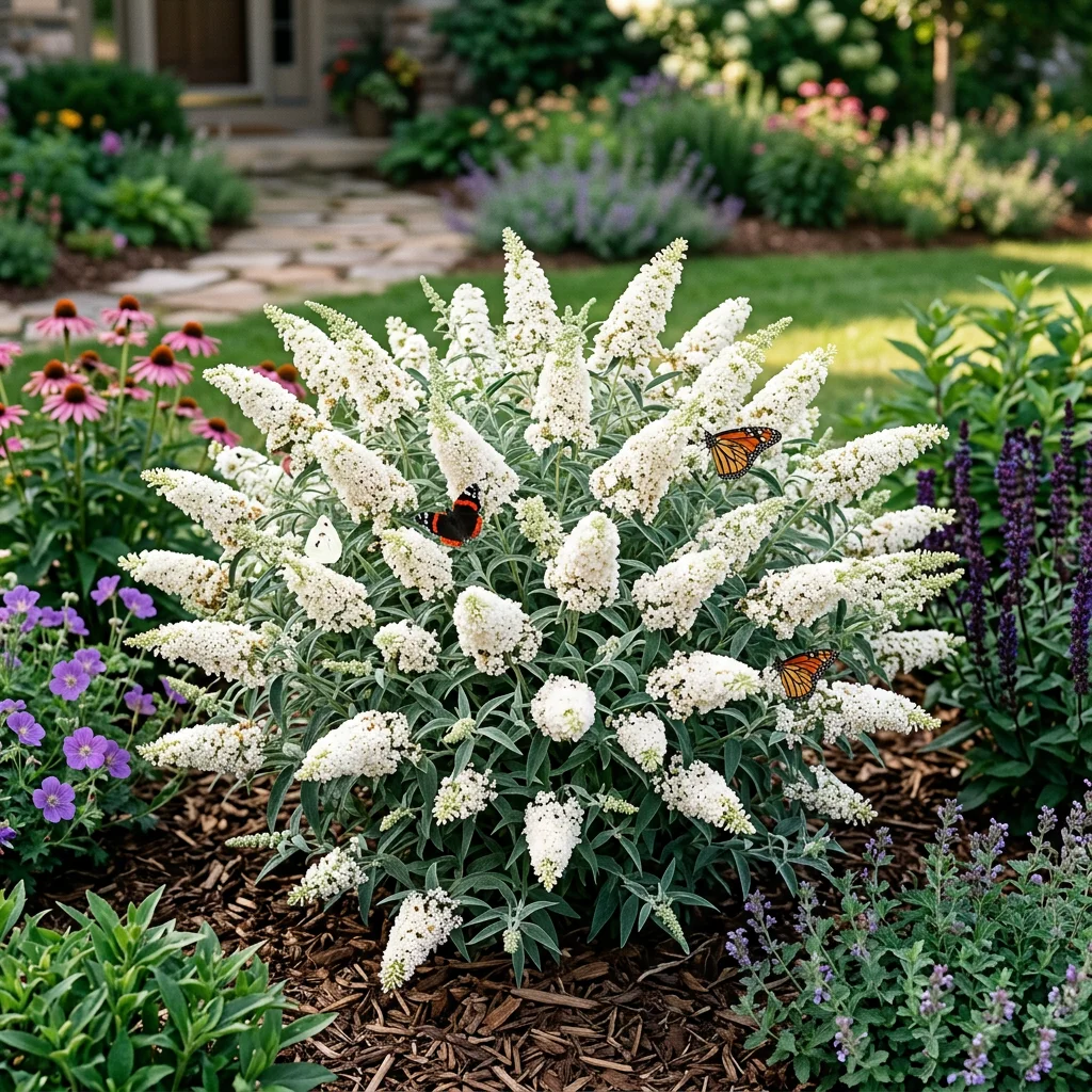 Budleja Dawida 'Little White'