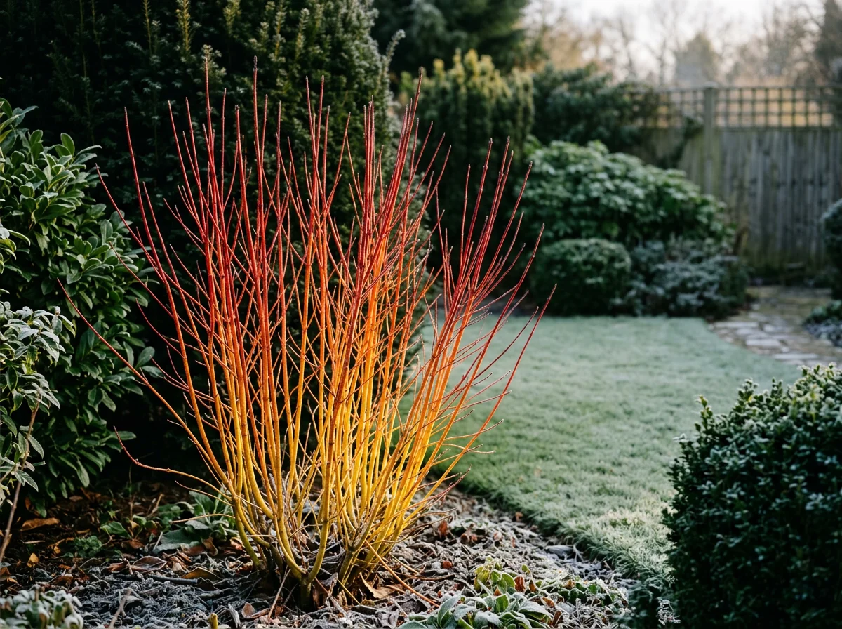 Dereń świdwa 'Midwinter Fire'
