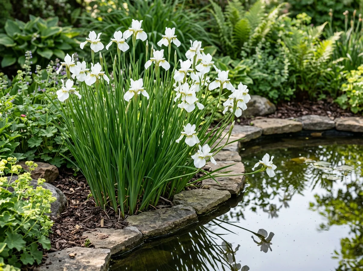 Kosaciec syberyjski 'White'