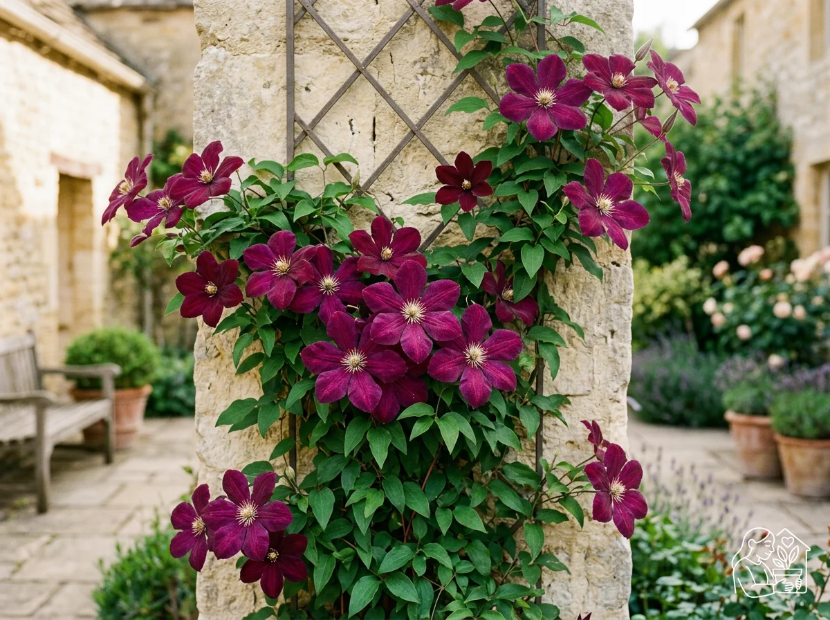 Powojnik 'Rouge Cardinal'