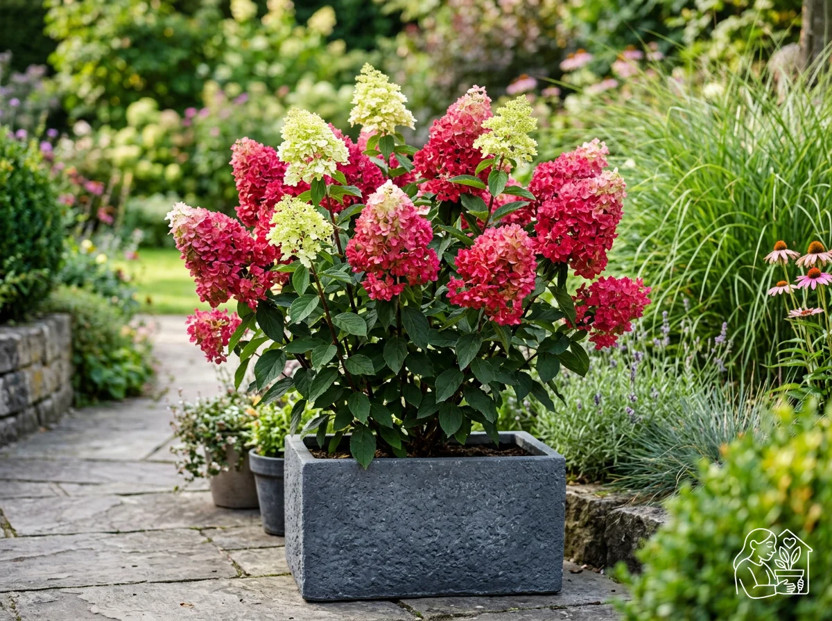 Hortensja bukietowa 'Bonfire'