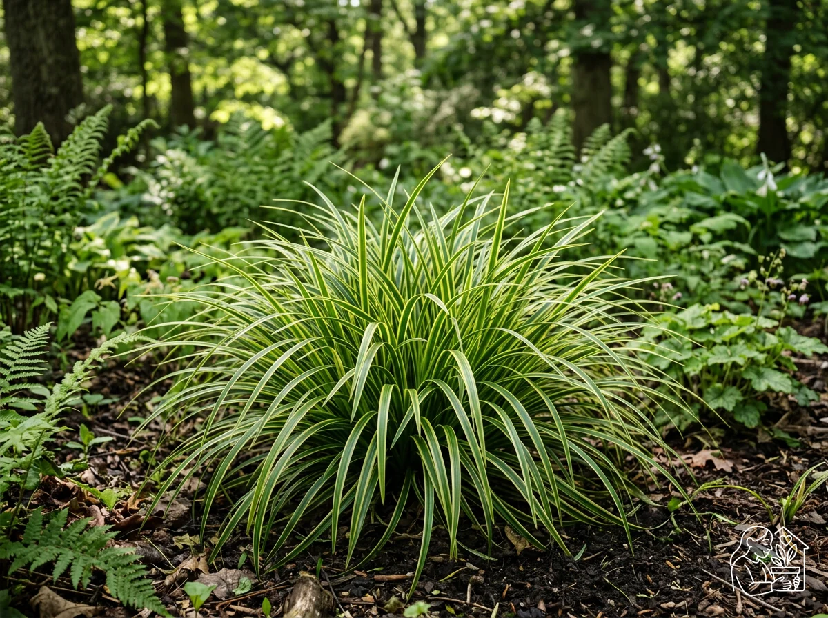 Turzyca Morrowa 'Goldband'