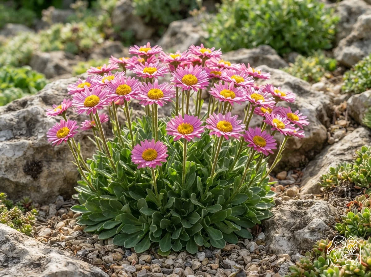 Aster alpejski 'Happy End'